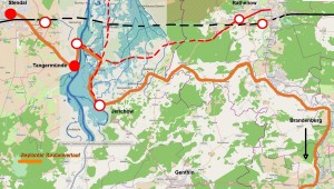 Überschwemmungsgebiet Stand 15.6.2013